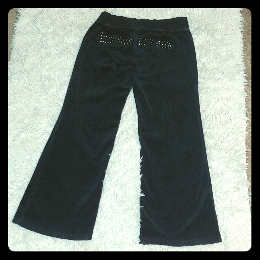 Flash Sale🎉Black Bebe velour sweatpants